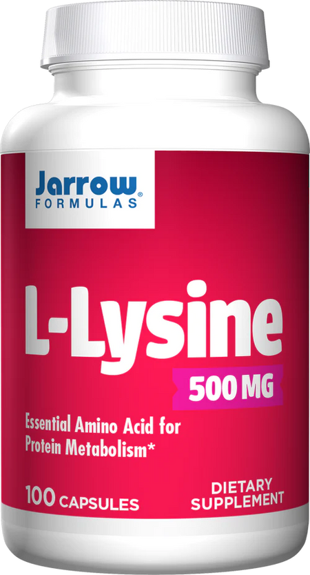 L-Lysine 500mg 100 capsules Jarrow Formulas - Premium Vitamins & Supplements from Jarrow Formulas - Just $11.49! Shop now at Nutrigeek