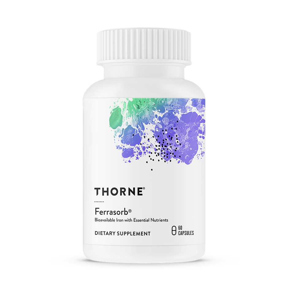 Ferrasorb® 60 capsules Thorne - Premium Vitamins & Supplements from Thorne - Just $24.00! Shop now at Nutrigeek