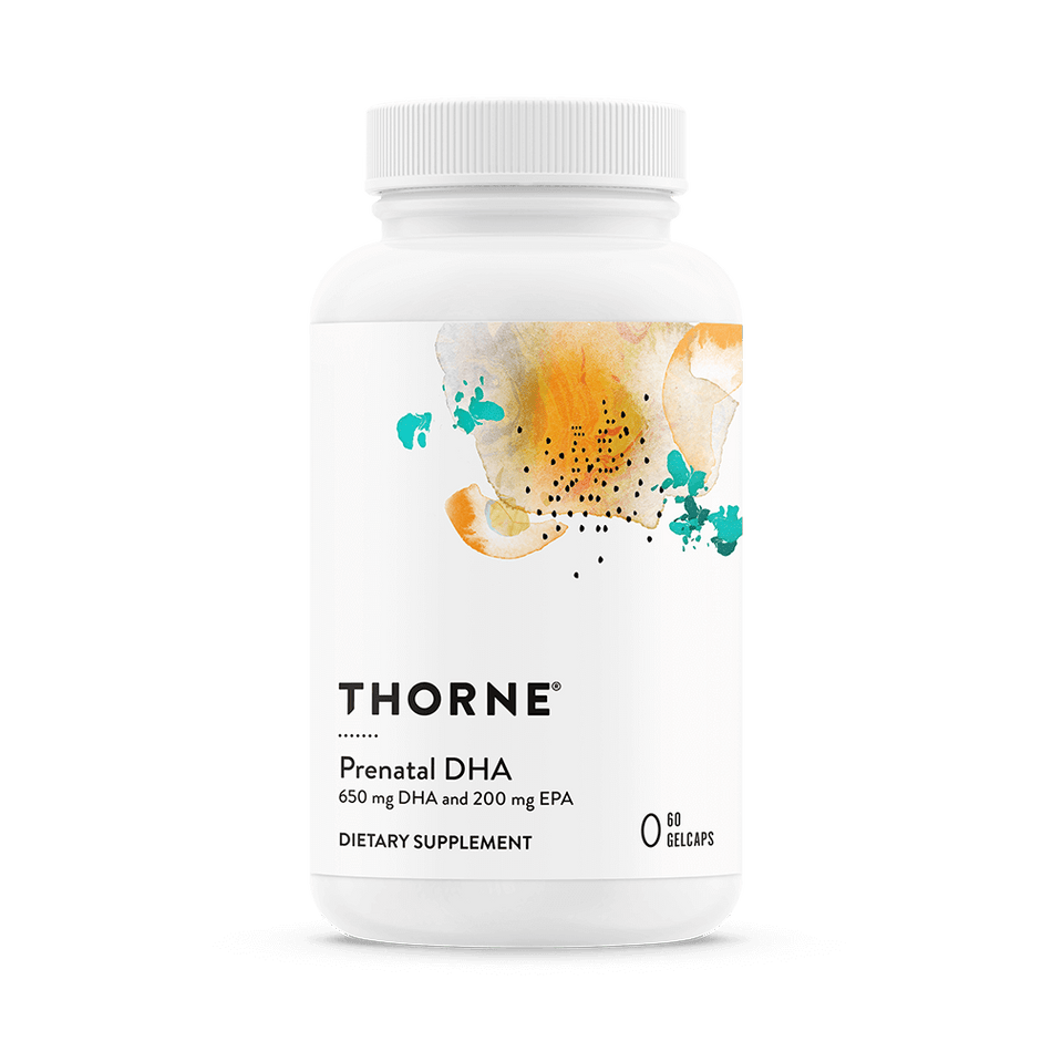 Prenatal DHA 60 Gelcaps Thorne - Premium Vitamins & Supplements from Thorne - Just $28.00! Shop now at Nutrigeek