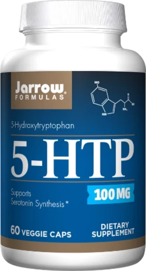 5-HTP 100mg 60 capsules Jarrow Formulas - Premium Vitamins & Supplements from Jarrow Formulas - Just $32.99! Shop now at Nutrigeek