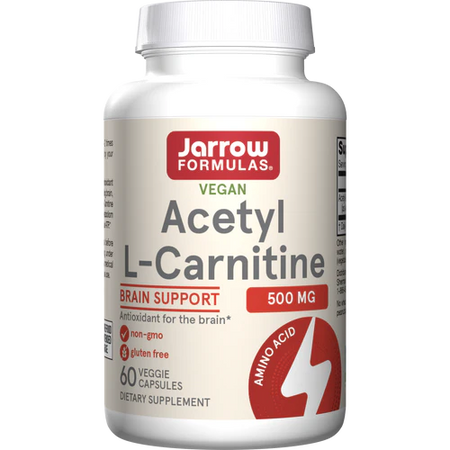 Acetyl L-Carnitine 500mg Jarrow Formulas - Premium Vitamins & Supplements from Jarrow Formulas - Just $26.99! Shop now at Nutrigeek