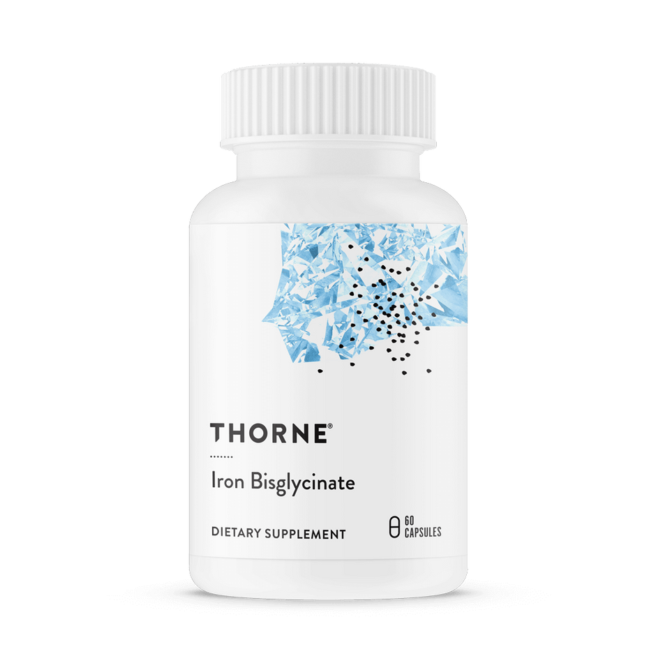 Iron Bisglycinate NSF 60 capsules Thorne - Premium Vitamins & Supplements from Thorne - Just $14.00! Shop now at Nutrigeek