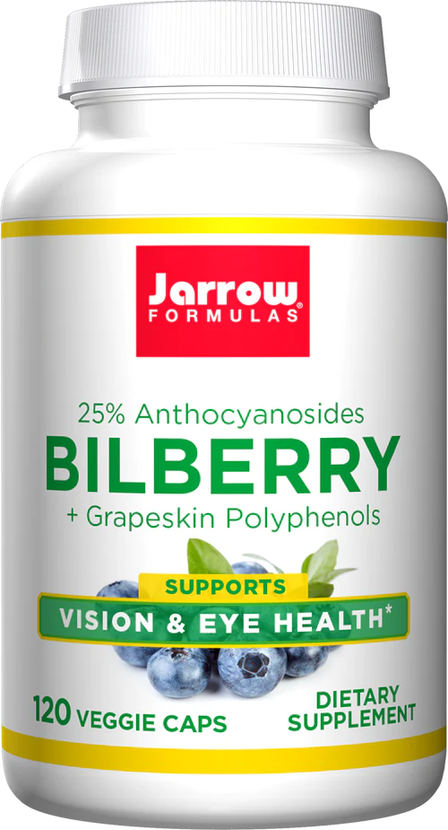 Bilberry + Grapeskin Polyphenols 280mg 120 capsules Jarrow Formulas - Premium Vitamins & Supplements from Jarrow Formulas - Just $44.99! Shop now at Nutrigeek