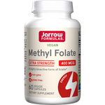 Methyl Folate 400mcg 60 capsules Jarrow Formulas - Premium Vitamins & Supplements from Jarrow Formulas - Just $11.99! Shop now at Nutrigeek