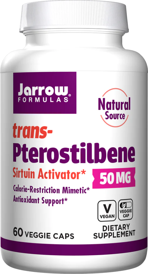 Pterostilbene 50mg 60 capsules Jarrow Formulas - Premium Vitamins & Supplements from Jarrow Formulas - Just $34.49! Shop now at Nutrigeek