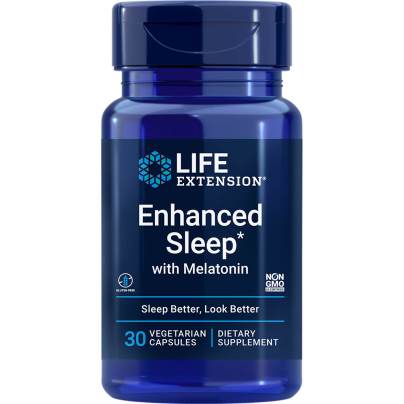 Enhanced Sleep with Melatonin 30 capsules Life Extension - Premium Vitamins & Supplements from Life Extension - Just $16.99! Shop now at Nutrigeek