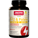 Methyl B-12 & Methyl Folate Lemon 100 tablets Jarrow Formulas - Premium Vitamins & Supplements from Jarrow Formulas - Just $22.99! Shop now at Nutrigeek