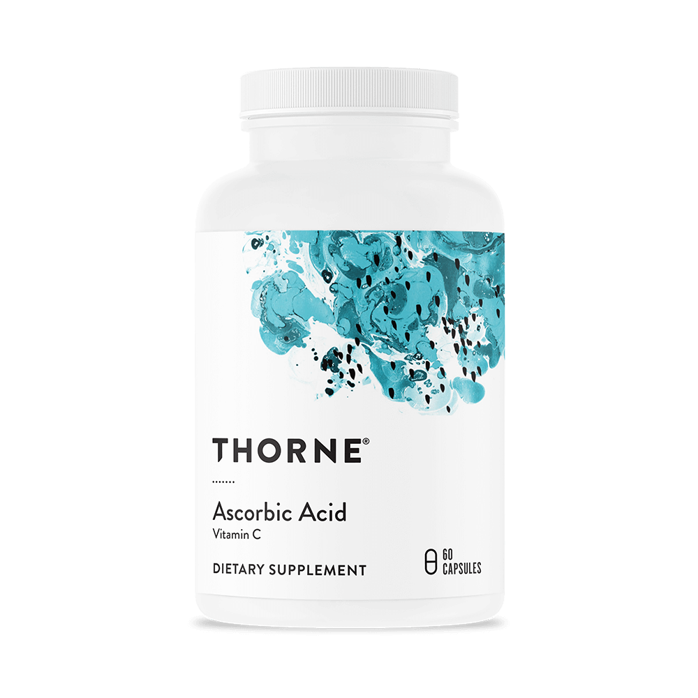 Ascorbic Acid 60 capsules Thorne - Premium Vitamins & Supplements from Thorne - Just $16.00! Shop now at Nutrigeek