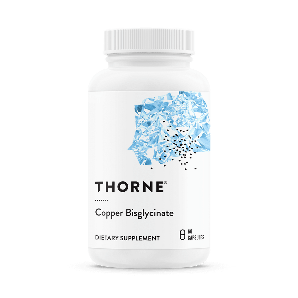 Copper Bisglycinate 60 capsules Thorne - Premium Vitamins & Supplements from Thorne - Just $17.00! Shop now at Nutrigeek