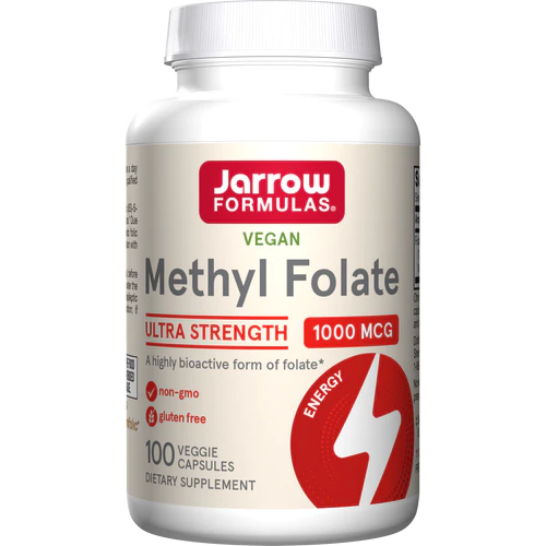 Methyl Folate 1000mcg 100 capsules Jarrow Formulas - Premium Vitamins & Supplements from Jarrow Formulas - Just $32.49! Shop now at Nutrigeek