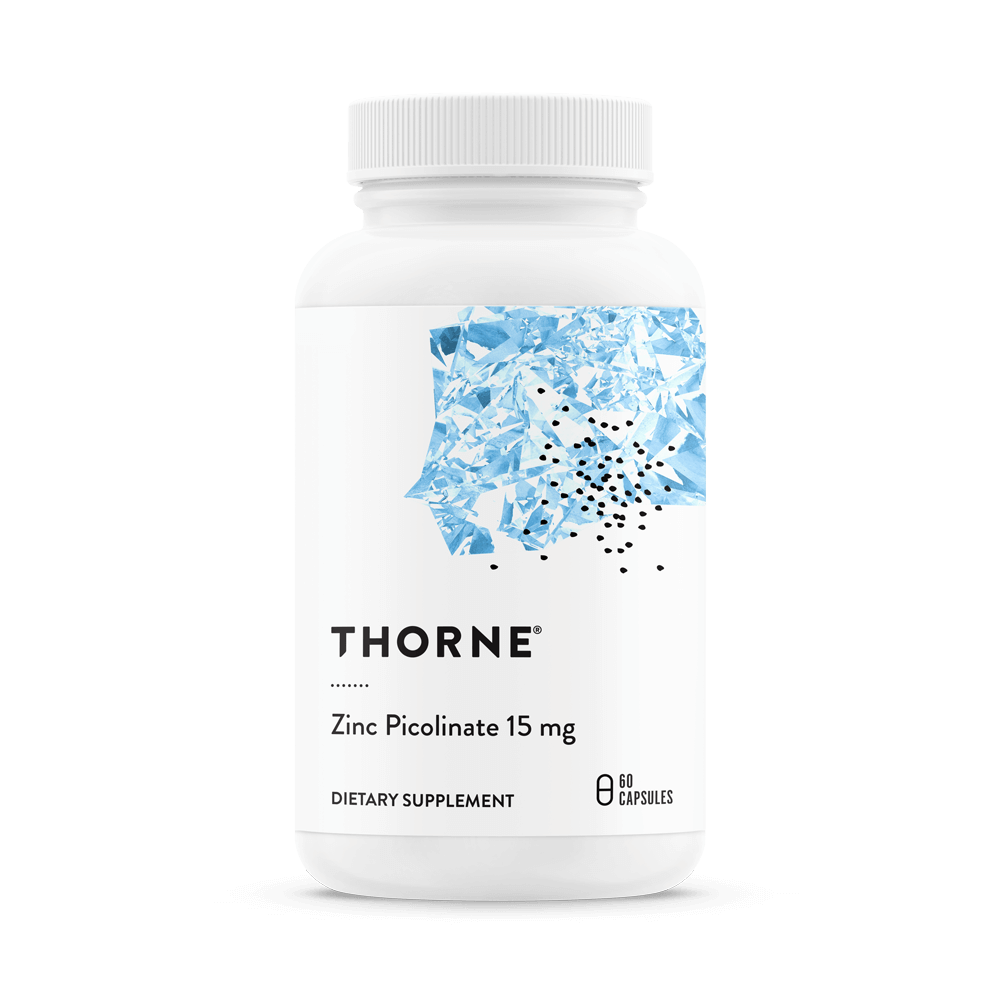 Zinc Picolinate 15mg 60 capsules Thorne - Premium Vitamins & Supplements from Thorne - Just $12.00! Shop now at Nutrigeek