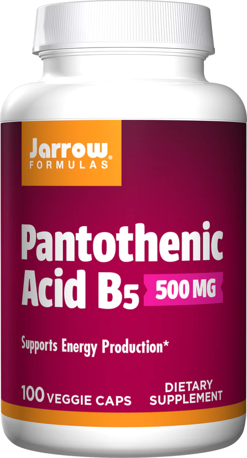 Pantothenic Acid 500mg 100 capsules Jarrow Formulas - Premium Vitamins & Supplements from Jarrow Formulas - Just $18.99! Shop now at Nutrigeek