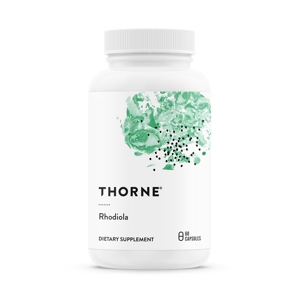 Rhodiola 60 capsules Thorne - Premium Vitamins & Supplements from Thorne - Just $16.00! Shop now at Nutrigeek