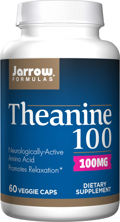 Theanine 100mg 60 capsules Jarrow Formulas - Premium Vitamins & Supplements from Jarrow Formulas - Just $18.99! Shop now at Nutrigeek