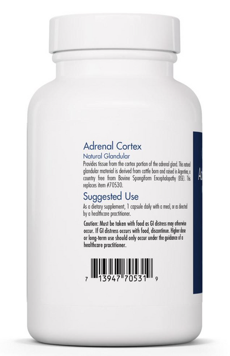 Adrenal Cortex 100 mg 100 capsules Allergy Research Group - Premium Vitamins & Supplements from Allergy Research Group - Just $50.99! Shop now at Nutrigeek