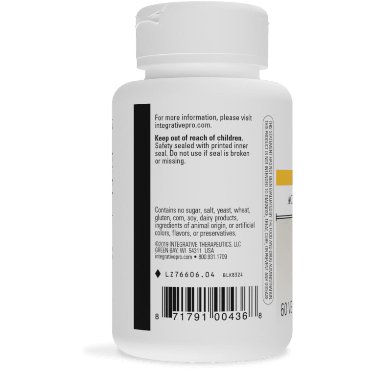 Acetyl L-Carnitine 60 veg capsules Integrative Therapeutics - Premium  from Integrative Therapeutics - Just $36.00! Shop now at Nutrigeek