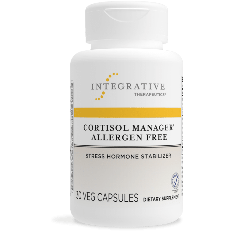 Cortisol Manager Allergen Free 30 veg capsules Integrative Therapeutics - Premium  from Integrative Therapeutics - Just $27.00! Shop now at Nutrigeek