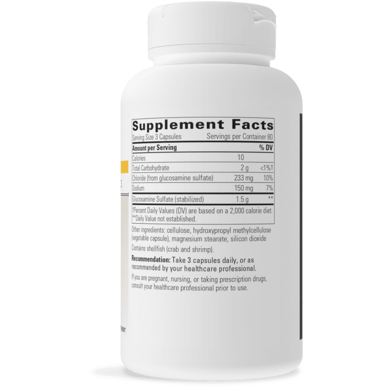 Glucosamine Sulfate 240 capsules Integrative Therapeutics - Premium  from Integrative Therapeutics - Just $53.00! Shop now at Nutrigeek