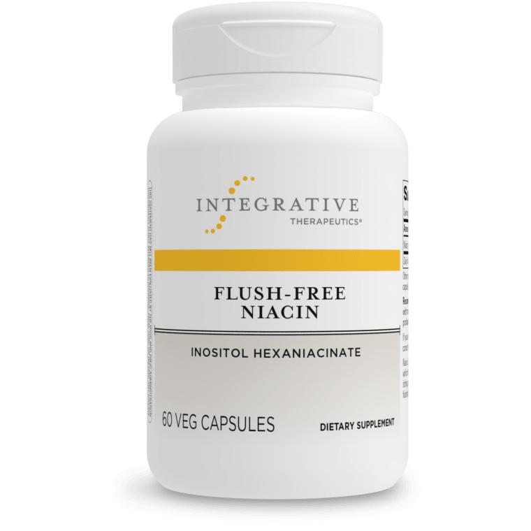 Niacin (Flush Free) 60 capsules Integrative Therapeutics - Premium Vitamins & Supplements from Integrative Therapeutics - Just $26.99! Shop now at Nutrigeek