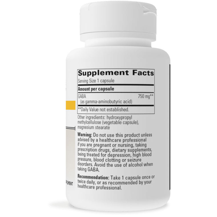 GABA 750 mg 60 veg capsules Integrative Therapeutics - Premium  from Integrative Therapeutics - Just $20.00! Shop now at Nutrigeek