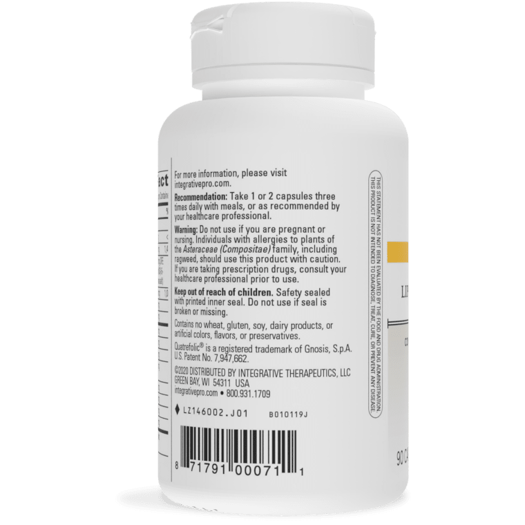 Lipotropic Complex 90 capsules Integrative Therapeutics - Premium  from Integrative Therapeutics - Just $27.00! Shop now at Nutrigeek
