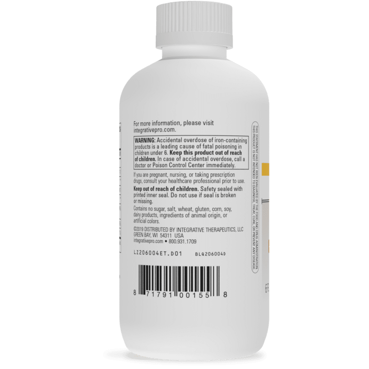 Liquid Iron 177 ml Integrative Therapeutics - Premium Vitamins & Supplements from Integrative Therapeutics - Just $21.99! Shop now at Nutrigeek