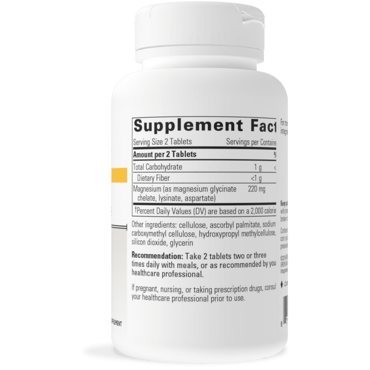 Magnesium Glycinate Plus 220 mg 120 tablets Integrative Therapeutics - Premium Vitamins & Supplements from Integrative Therapeutics - Just $29.99! Shop now at Nutrigeek