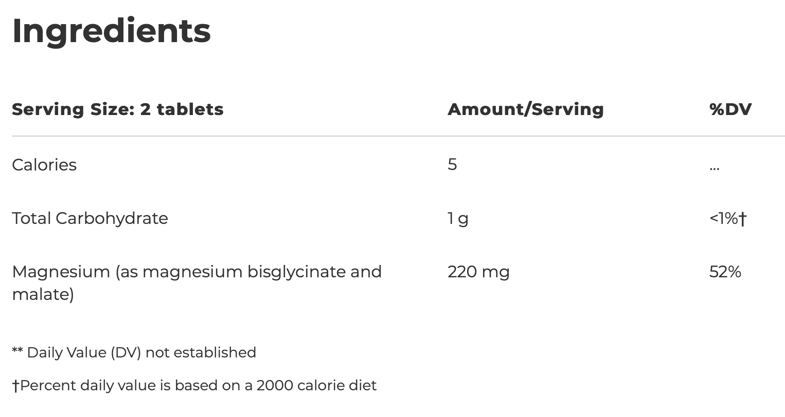 Magnesium Glycinate Plus 220 mg 120 tablets Integrative Therapeutics - Premium Vitamins & Supplements from Integrative Therapeutics - Just $29.99! Shop now at Nutrigeek