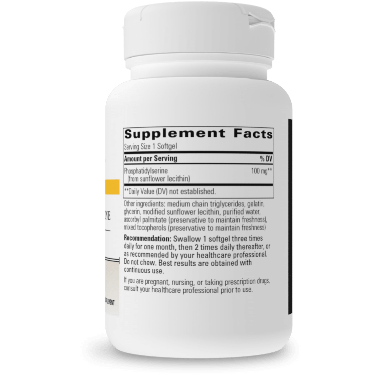 Phosphatidylserine 100 mg 60 softgels Integrative Therapeutics - Premium  from Integrative Therapeutics - Just $46.00! Shop now at Nutrigeek