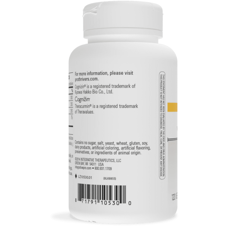 ProThrivers Wellness Brain 120 capsules Integrative Therapeutics - Premium  from Integrative Therapeutics - Just $60.00! Shop now at Nutrigeek