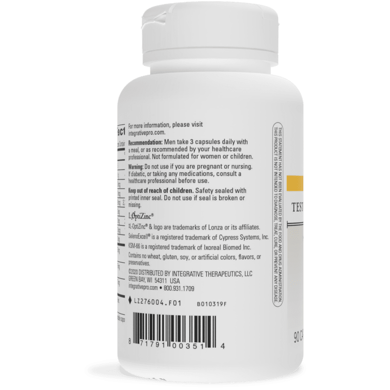 Testosterone Formula 90 capsules Integrative Therapeutics - Premium  from Integrative Therapeutics - Just $37.00! Shop now at Nutrigeek