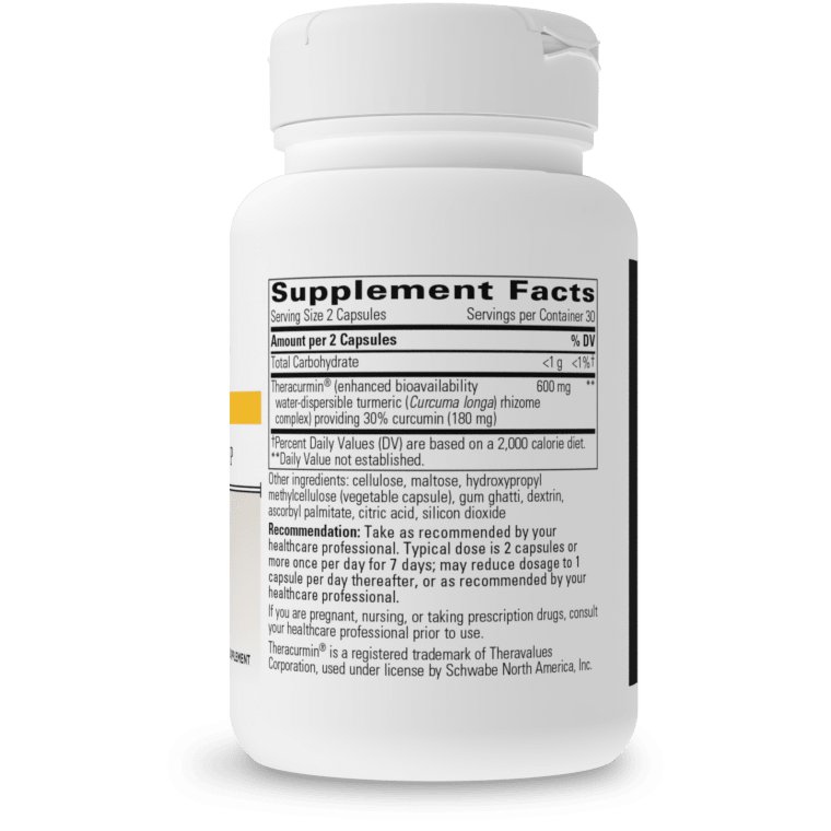 Theracurmin HP 60 mg 60 capsules  Integrative Therapeutics - Premium  from Integrative Therapeutics - Just $53.00! Shop now at Nutrigeek
