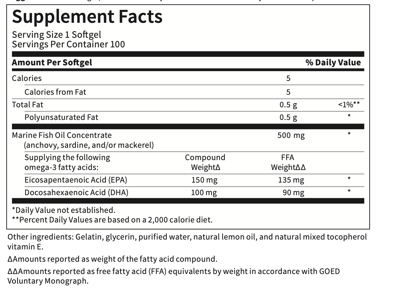 Omega-3 Mini™ Fish Oil 100 Softgels Klaire Labs - Premium Vitamins & Supplements from Klair Labs - Just $24.99! Shop now at Nutrigeek