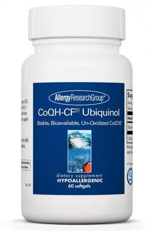 CoQH-CF® Ubiquinol 100 mg 60 Softgels Allergy Research Group - Premium  from Allergy Research Group - Just $77.99! Shop now at Nutrigeek