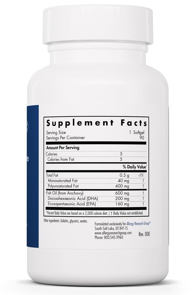 DHA 90 Softgels Allergy Research Group - Premium  from Allergy Research Group - Just $25.99! Shop now at Nutrigeek