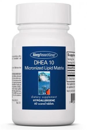 DHEA 10 mg Micronized Lipid Matrix 60 tablets Allergy Research Group - Premium  from Allergy Research Group - Just $22.99! Shop now at Nutrigeek