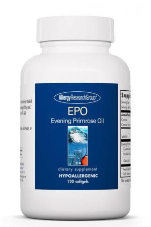 EPO Evening Primrose Oil 120 softgels Allergy Research Group - Premium  from Allergy Research Group - Just $38.99! Shop now at Nutrigeek