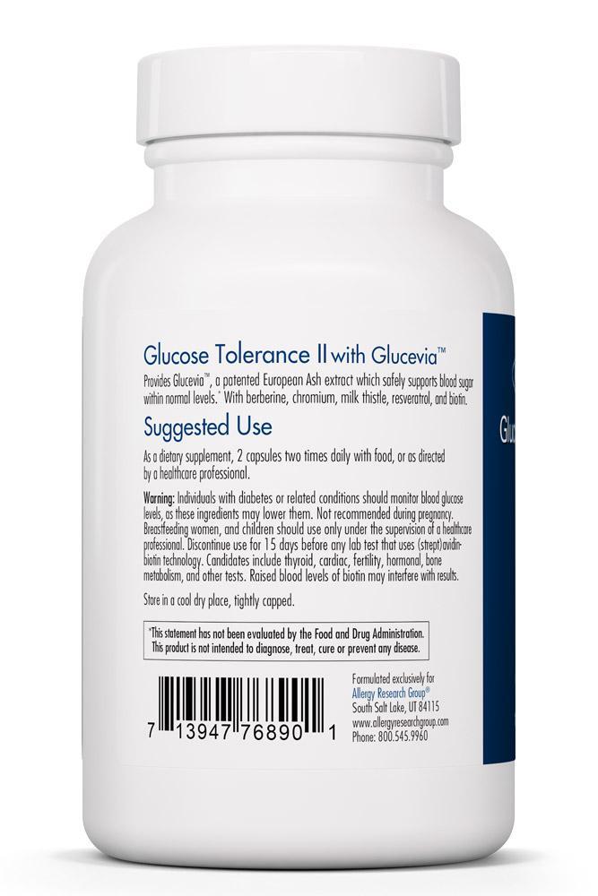 Glucose Tolerance II 120 capsules Allergy Research Group - Premium  from Allergy Research Group - Just $85.99! Shop now at Nutrigeek