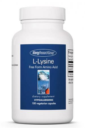 L-Lysine 500 mg 100 Vegetarian Caps Allergy research Group - Premium  from Allergy Research Group - Just $17.99! Shop now at Nutrigeek