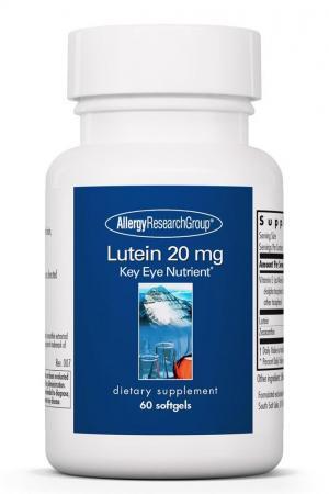 Lutein 20 Mg 60 Softgels Allergy Research Group - Premium  from Allergy Research Group - Just $42.99! Shop now at Nutrigeek
