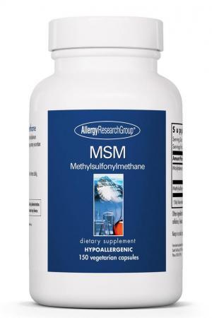 MSM 500 mg 150 capsules Allergy Research Group - Premium  from Allergy Research Group - Just $25.99! Shop now at Nutrigeek