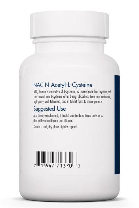 NAC N-Acetyl-L-Cysteine 500 mg 120 tabs Allergy Research Group - Premium  from Allergy Research Group - Just $40.99! Shop now at Nutrigeek