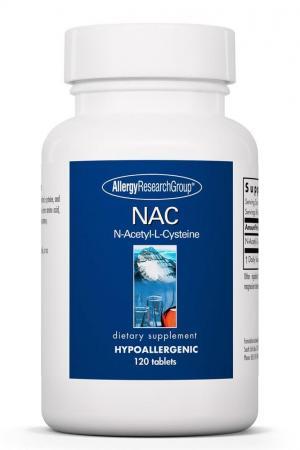 NAC N-Acetyl-L-Cysteine 500 mg 120 tabs Allergy Research Group - Premium  from Allergy Research Group - Just $40.99! Shop now at Nutrigeek