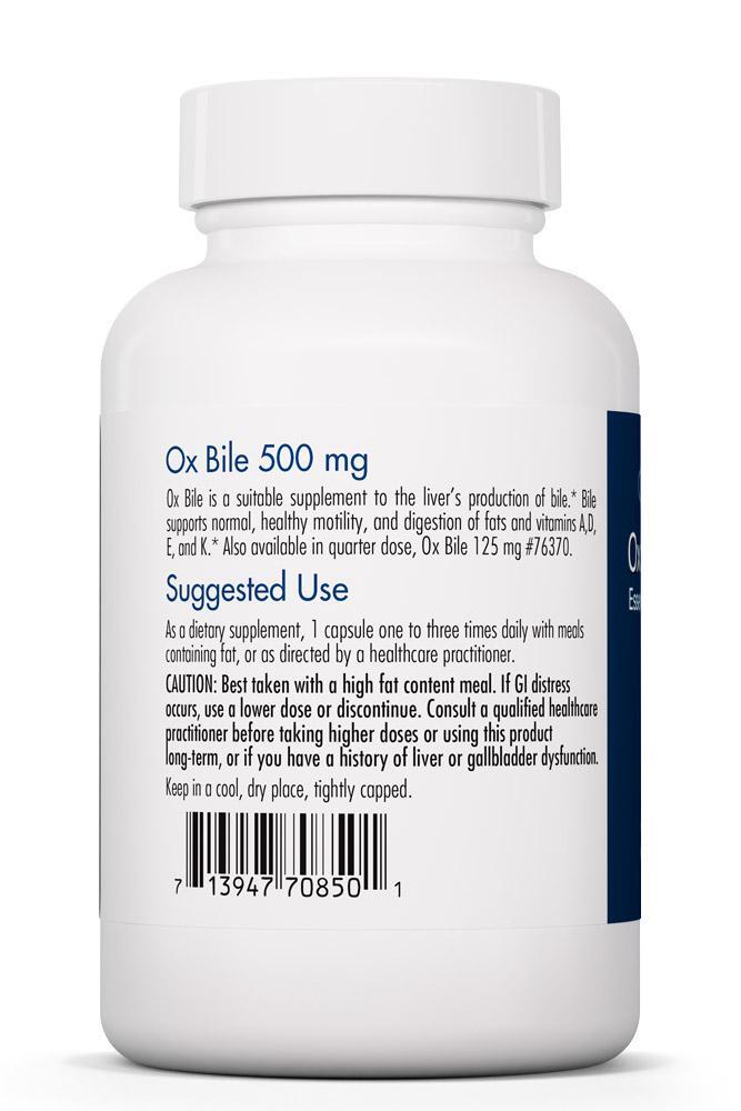 Ox Bile 500 mg 100 Vegicaps Allergy Research Group - Premium  from Allergy Research Group - Just $43.99! Shop now at Nutrigeek