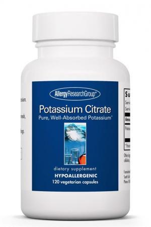 Potassium Citrate 120 Vegetarian Capsules Allergy Research Group - Premium  from Allergy Research Group - Just $16.99! Shop now at Nutrigeek