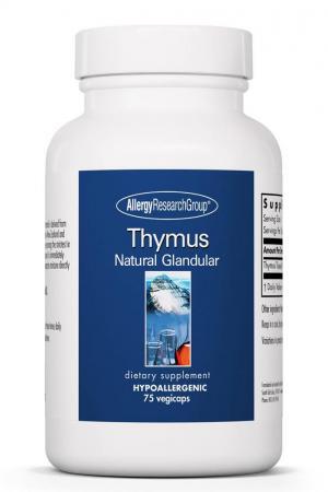 Thymus Natural Glandular 75 Vegicaps Allergy Research Group - Premium  from Allergy Research Group - Just $43.99! Shop now at Nutrigeek