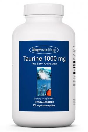 Taurine 1000 Mg 250 Vegetarian Capsules Allergy Research Group - Premium  from Allergy Research Group - Just $47.99! Shop now at Nutrigeek