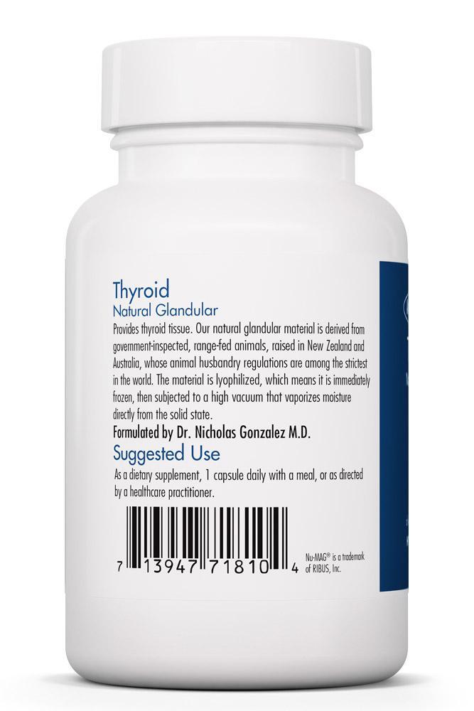 Thyroid Natural Glandular 40 mg 100 Vegicaps Allergy Research Group - Premium  from Allergy Research Group - Just $34.99! Shop now at Nutrigeek