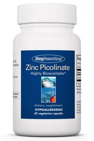 Zinc Picolinate 25 mg 60 Vegetarian Caps Allergy Research Group - Premium  from Allergy Research Group - Just $14.99! Shop now at Nutrigeek