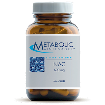 NAC 600 mg 60 Capsules - Metabolic Maintenance - Premium  from Metabolic Maintenance - Just $28.00! Shop now at Nutrigeek